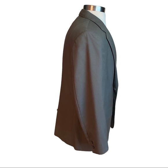 Vtg Brooks Brothers Dark Grey 2-Button 100% Wool Suit Jacket Sports Jacket 40R - Picture 7 of 10